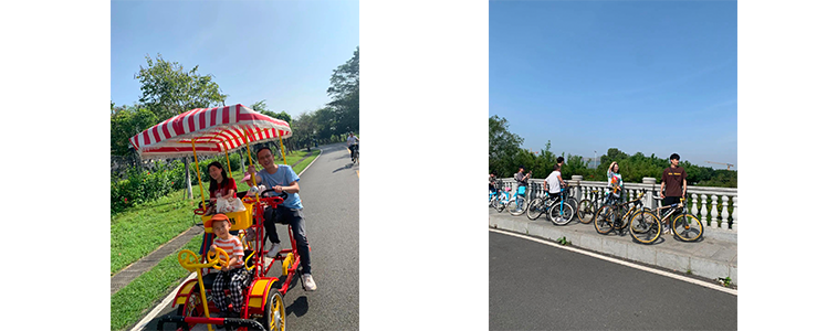 品成開(kāi)展的戶(hù)外拓展活動(dòng)——松山湖騎行