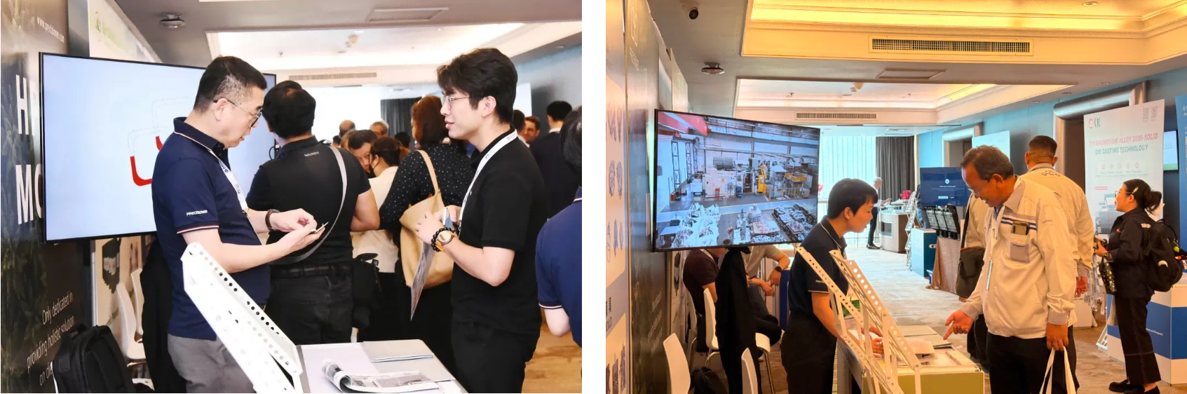 品成金屬在S15展位與壓鑄行業(yè)精英展開(kāi)技術(shù)討論和深度交流