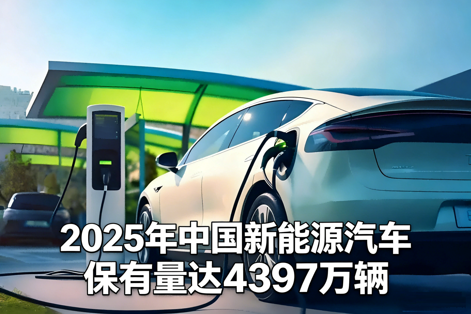 中國新能源汽車保有量達4397萬輛